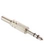 Plug 6,3 mm estéreo, metálico 250-115 Steren