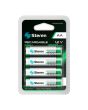 Paquete de 4 pilas recargables de alta capacidad "AA" NiMH 2500 mAh BAT-NM-AA/2500 Steren