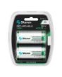 Paquete de 2 pilas recargables "D" NiMH 4000 mAh BAT-NM-D2 Steren
