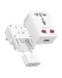 Adaptador universal de contactos para viaje con cargador USB 905-138 Steren