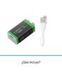 Batería cuadrada recargable USB Li-Ion tipo 9V de 3600 mWh BAT-LI-9V USB Steren