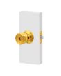 Cerradura para baño latón brillante Campana PF0048 Top Forge