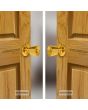 Cerradura para baño latón brillante Campana PF0048 Top Forge