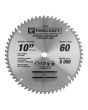 Disco sierra para corte de madera 10" x 60 D TC2330 Toolcraft