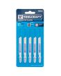 Seguetas para caladora TCT118AF 5 piezas TC2344 Toolcraft
