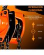 Garrucha triangular de 2 Toneladas con 6 metros de cadena HL-2T6M TEENO