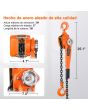 Polipasto manual 2 toneladas SB2T3M TEENO