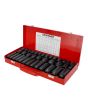 Juego de dados de impacto milimétricos 35 piezas GW-LS0035 DEWINNER