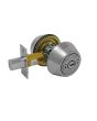 Cerrojo de doble cilindro cromo mate X547 Tesa