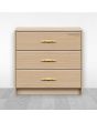 Jaladera Zara 60 mm latón brillante HE-810-03 Arte Fino