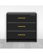 Jaladera Rey Jorge latón brillante 76 mm 108236 Rish