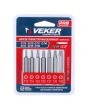 Juego de puntas TORX combinadas de 2" con 7 piezas 12391 Veker