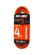 Extensión uso rudo 4 metros 2x18 AWG VOLTMEX