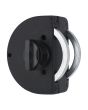 Cerradura de gancho con contra para muro negro mate XH2801N Axcent