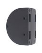 Cerradura de gancho con contra para puerta de vidrio negro mate XH82803B Axcent
