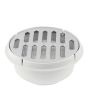 Coladera con rejilla plástica cromada YD0132 Yarden