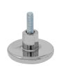 Nivelador niquelado con tornillo de 5/16" 166125 Rish