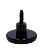 Nivelador negro con tornillo de 5/16" x 50 mm tipo knoll 166170-N Rish