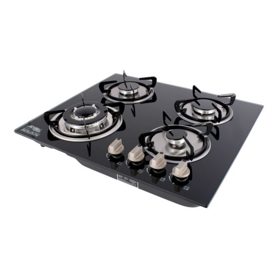 Parrilla de gas empotrable de 4 quemadores vidrio templado 10577 Adir