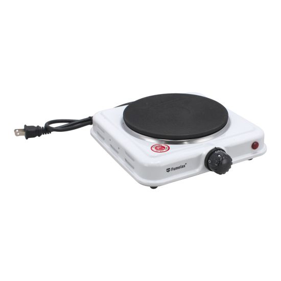 Parrilla eléctrica blanca de 1 quemador tipo disco SW-42408 Fumetax