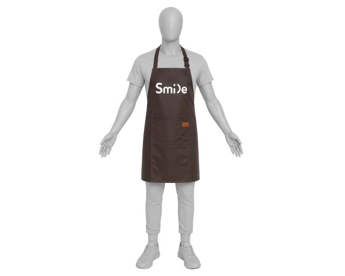 Delantal impermeable café Smile