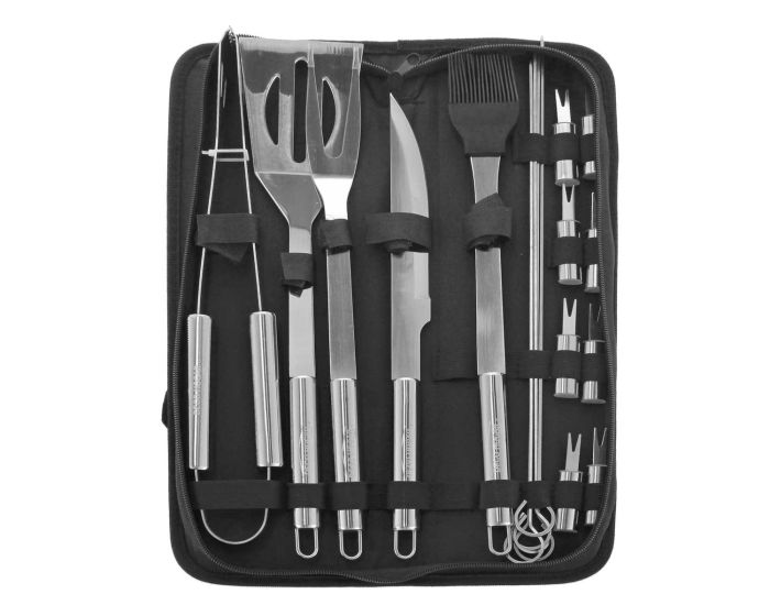 Accesorios de Utensilios para BBQ 18 piezas 10583 Deco Hogar