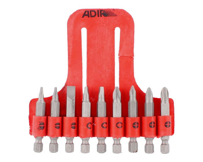 Juego 9 puntas 2" con organizador para cinturón 10602 Adir