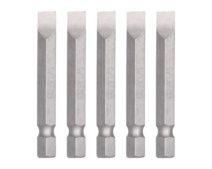 Juego de 5 puntas 1/4" Planas 2" 10613 Adir