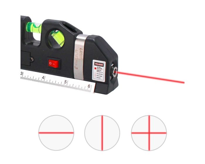 Cinta métrica con nivelador laser 10826 Adir