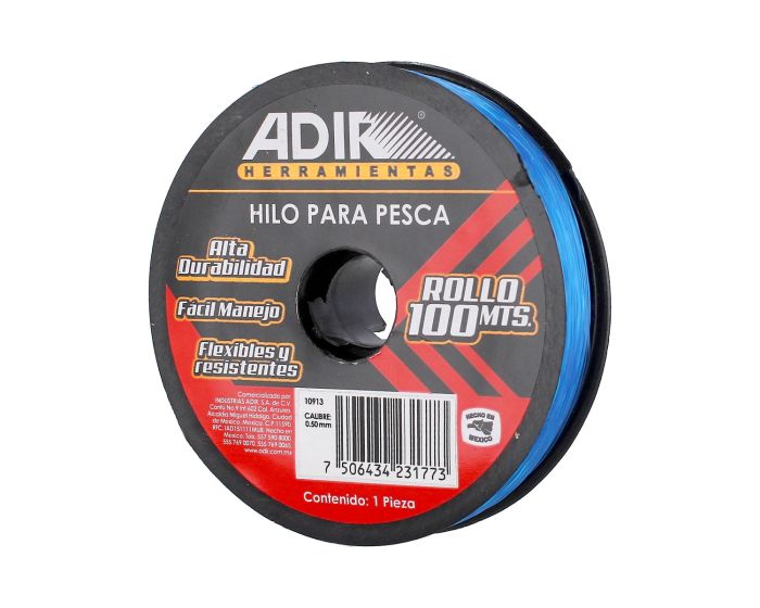 Hilo para pesca calibre 0.50 mm de 100 metros 10913 Adir