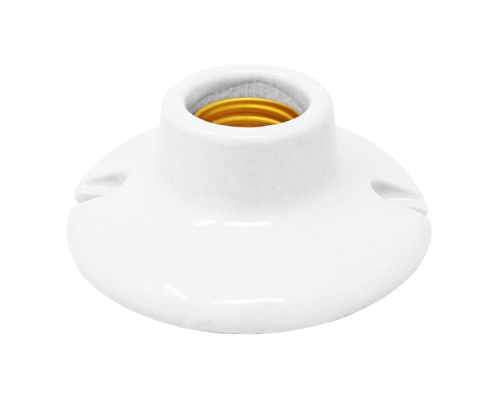 Portalámpara de porcelana base redonda 1145 Adir