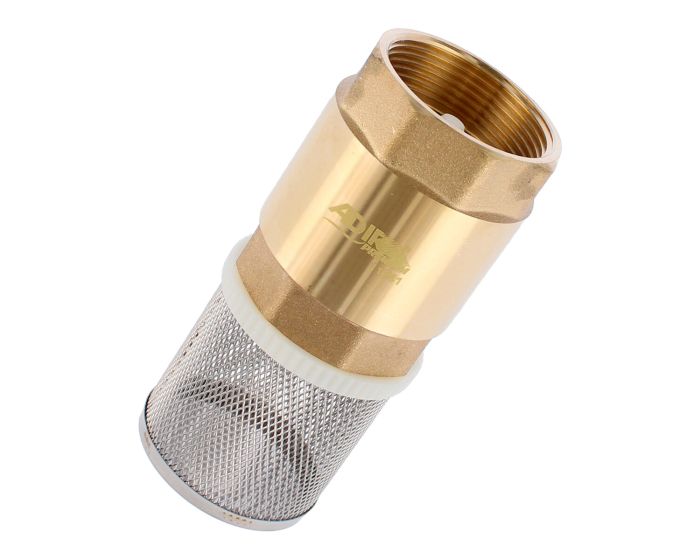 Válvula de pie pichancha 1-1/2" con rejilla de acero inoxidable 11741 Adir