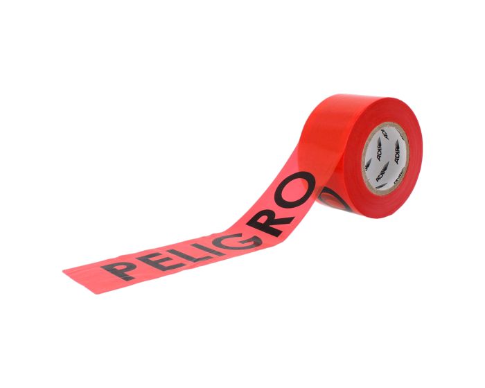 Cinta para barricada "PELIGRO" de 100 metros 11924 Adir