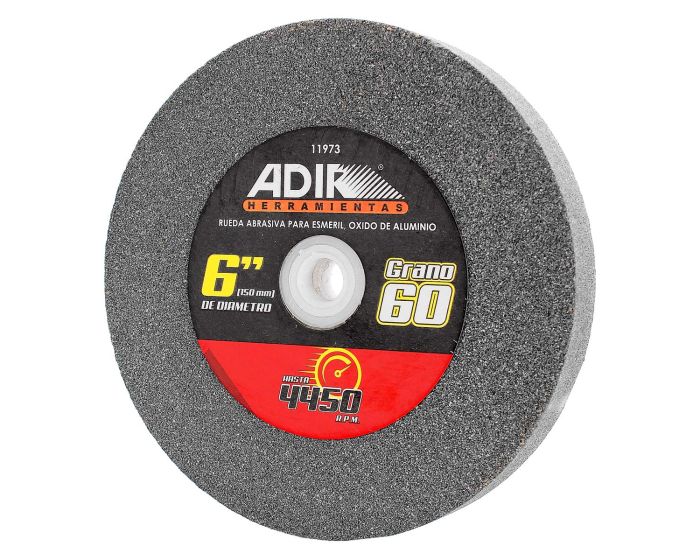 Rueda abrasiva para esmeril 6" grano 60 11973 Adir