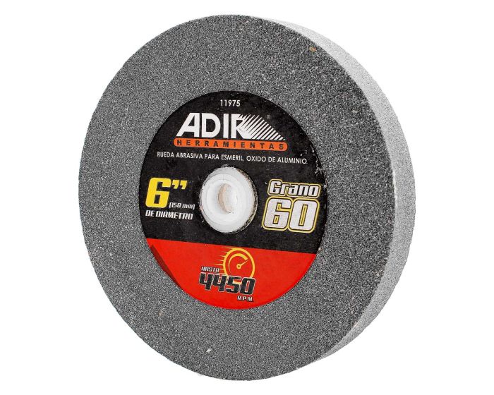 Rueda abrasiva para esmeril 6" grano 60 11975 Adir