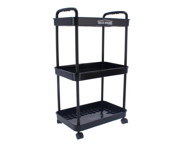 Carrito organizador multiusos negro 12128 Adir