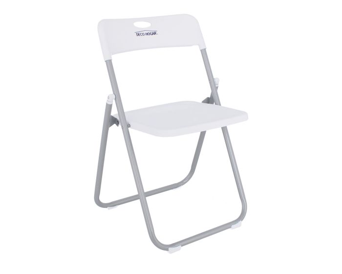 Silla plegable blanca 12133 Deco Hogar