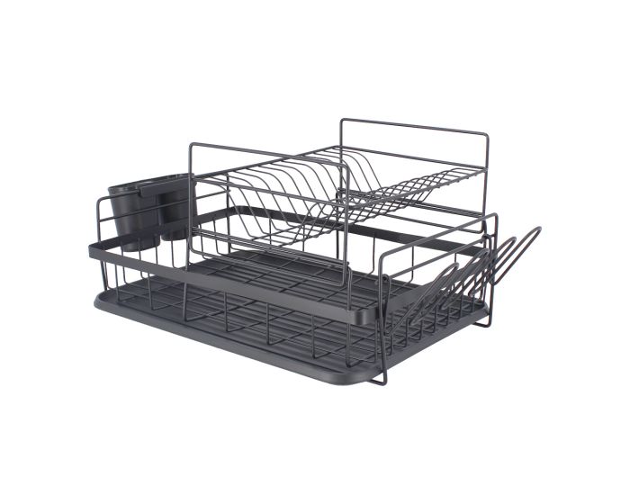 Escurridor para trastes con 2 niveles para 12 platos 12305 DECO HOGAR