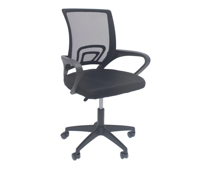 Silla de oficina negra 12352 Deco Hogar