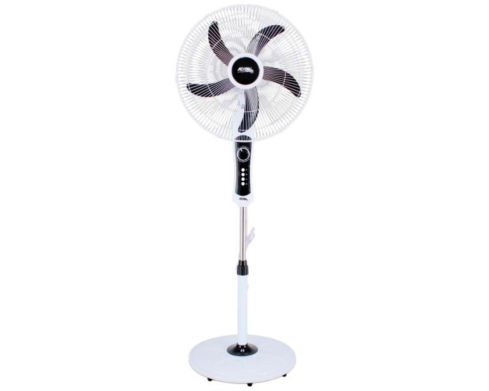 Ventilador de pedestal 20" negro Super Silent & Turbo Power 12386 Adir
