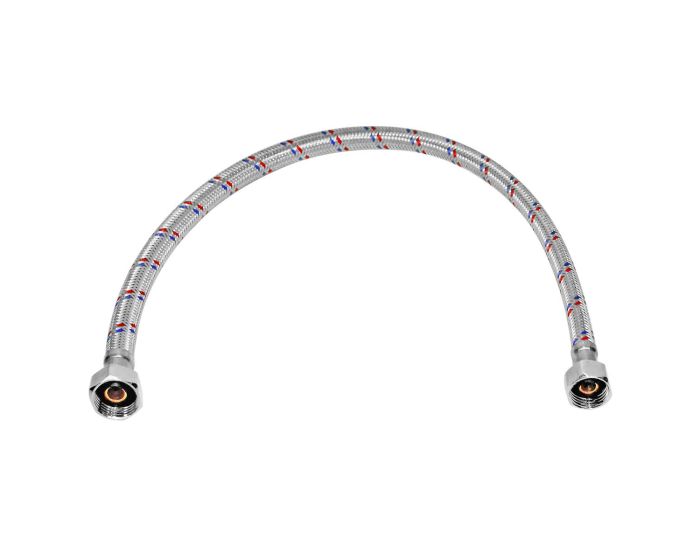 Manguera flexible para lavabo 1/2" x 1/2" de 40 cm 1321 Adir