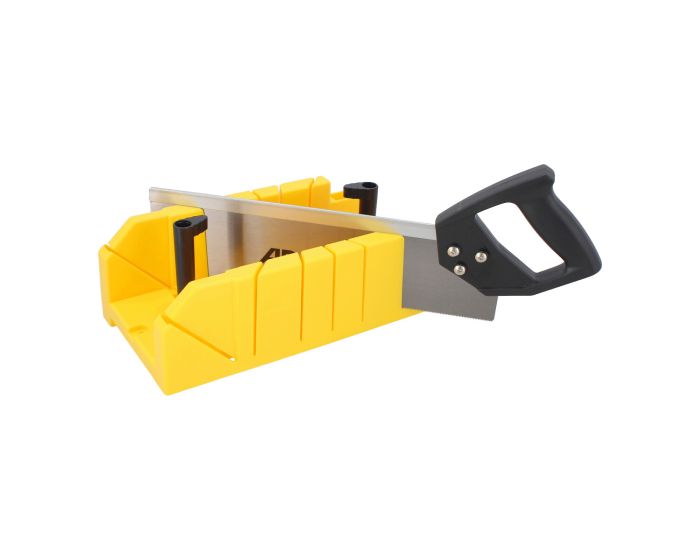 Caja de inglete y serrucho de costilla de 12" 13271 Adir