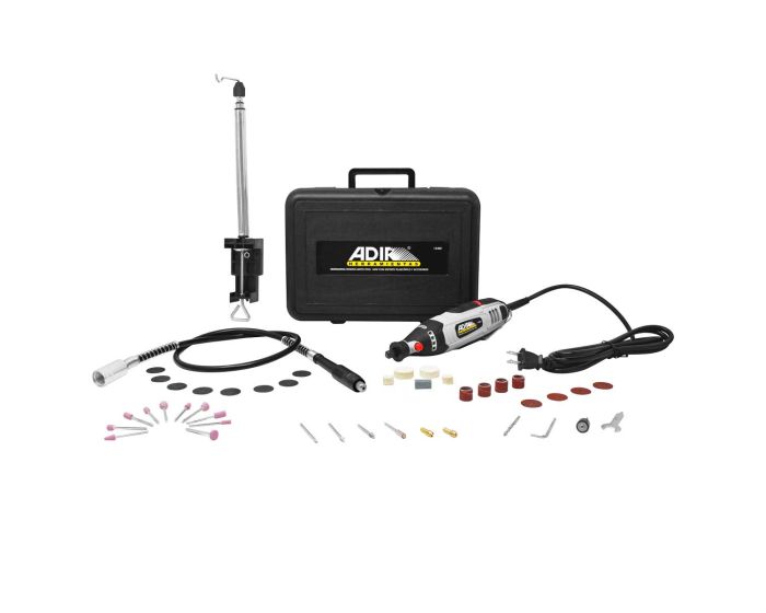 Mototool 140 W con soporte telescópico y accesorios 13402 Adir