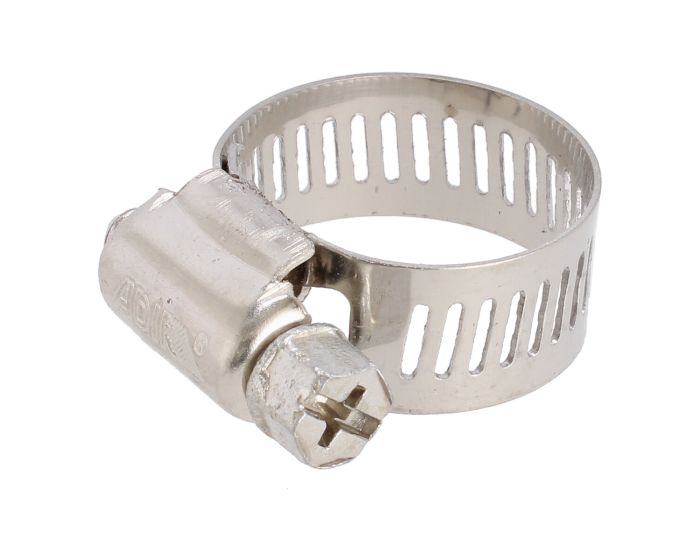 Abrazaderas de acero inoxidable 16 - 23 mm con 10 piezas 1364 Adir