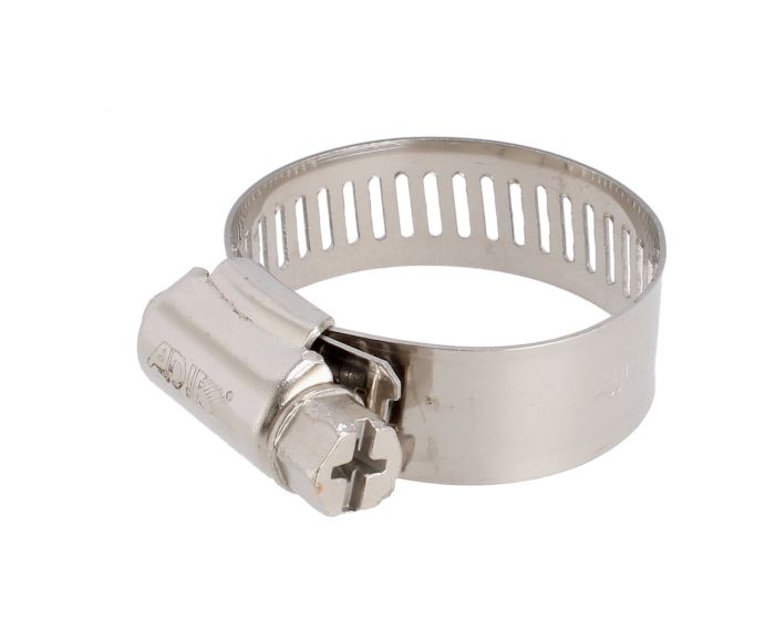 Abrazaderas de acero inoxidable 16 - 32 mm con 10 piezas 1366 Adir