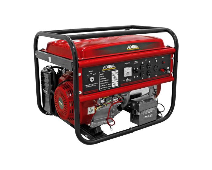 Generador eléctrico a gasolina de 16 HP y 8,500 W 137 Adir