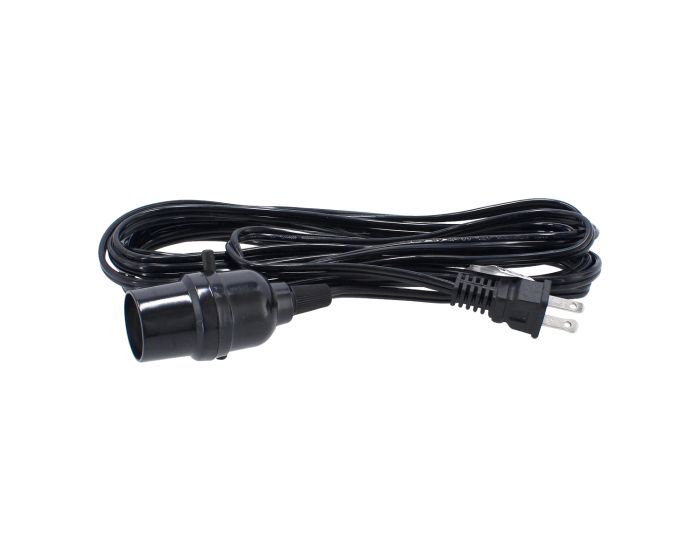 Extensión negra con socket e interruptor 5 m 13827 Adir