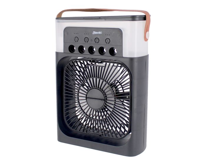 Ventilador y enfriador de aire portátil 2 en 1 negro 14455 Adir
