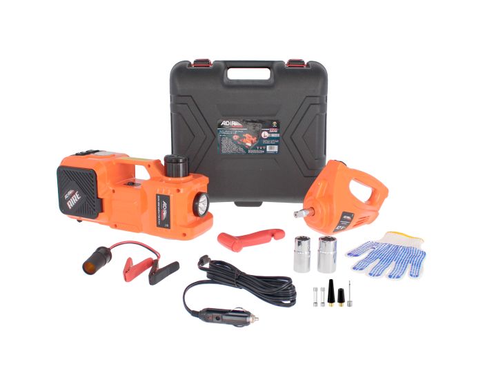 Gato hidráulico eléctrico de 5 toneladas kit 3 en 1 15734 Adir
