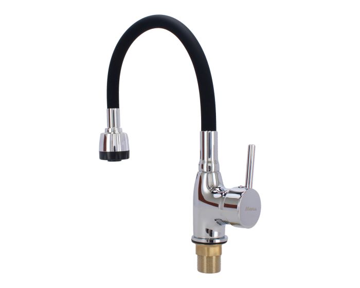Monomando para fregadero con cuello flexible 16023 Maxflu